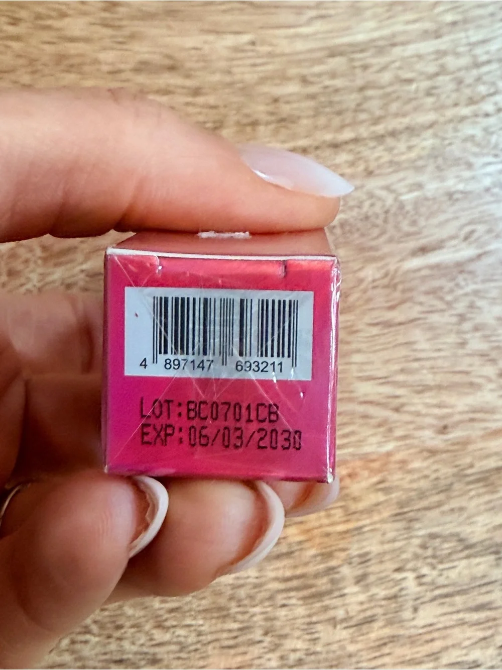 NIB SKINTIFIC Peptide Brightening Lip Serum – Dusty Rose